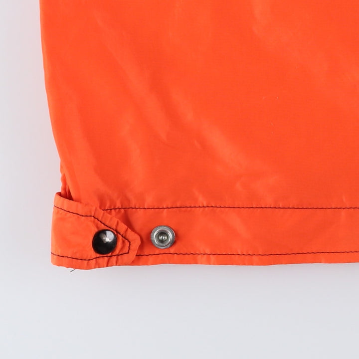 Vintage 1970'S Swingster collared nylon jacket, made in the USA, size M, men's Nylon orange type Vintage Second Hand