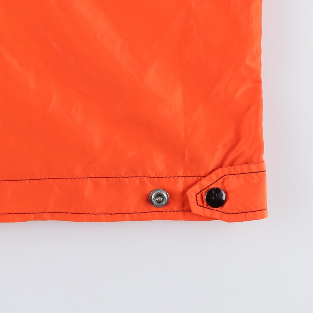 Vintage 1970'S Swingster collared nylon jacket, made in the USA, size M, men's Nylon orange type Vintage Second Hand