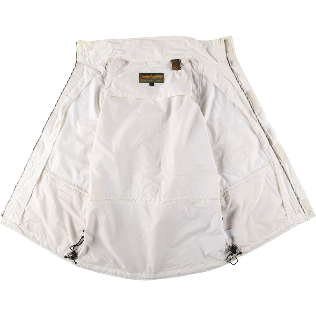 90s-00'S Timberland nylon jacket, men's size L (approx.) cotton ivory Vintage Second Hand