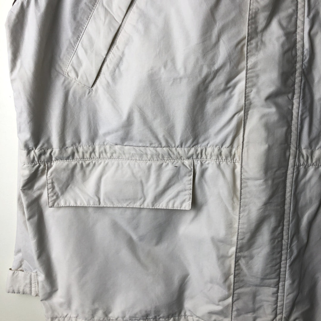 90s-00'S Timberland nylon jacket, men's size L (approx.) cotton ivory Vintage Second Hand