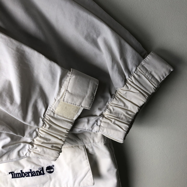 90s-00'S Timberland nylon jacket, men's size L (approx.) cotton ivory Vintage Second Hand