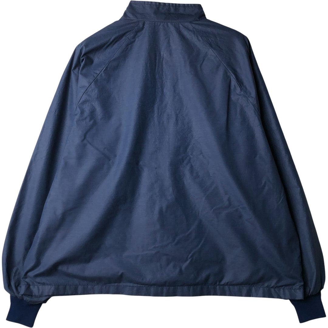 Vintage 1980'S John Abbott windbreaker, made in the USA, men's size XL polyester navy blue type Vintage Second Hand