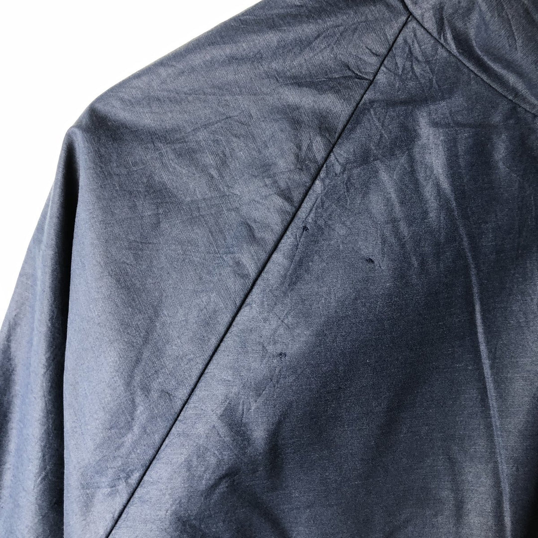 Vintage 1980'S John Abbott windbreaker, made in the USA, men's size XL polyester navy blue type Vintage Second Hand