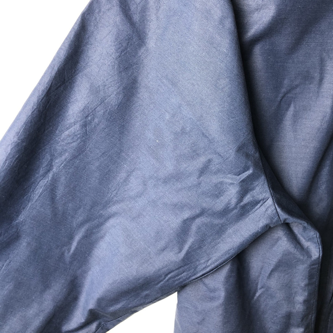 Vintage 1980'S John Abbott windbreaker, made in the USA, men's size XL polyester navy blue type Vintage Second Hand