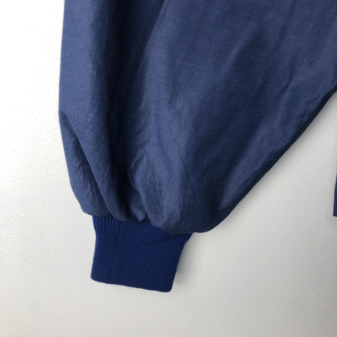 Vintage 1980'S John Abbott windbreaker, made in the USA, men's size XL polyester navy blue type Vintage Second Hand