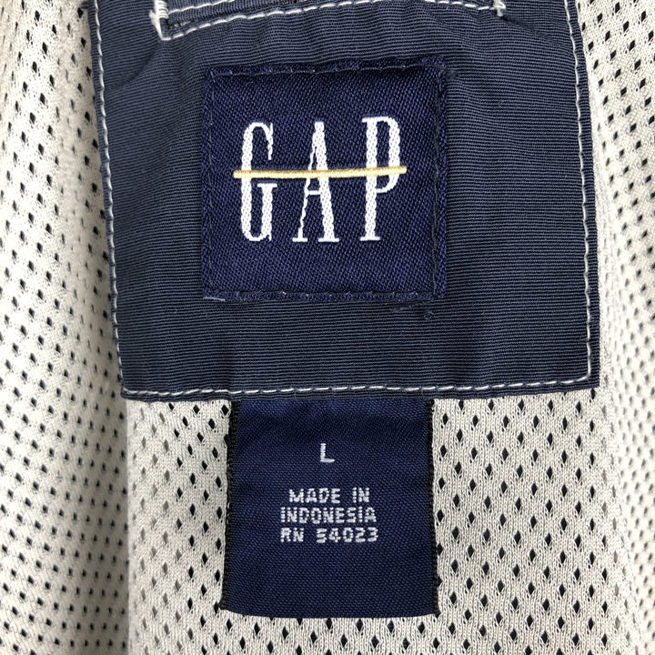 2000'S GAP cotton jacket, men's size L cotton navy blue type Vintage Second Hand