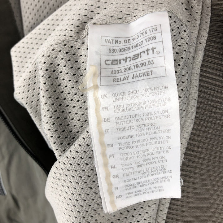 Carhartt Relay Jacket nylon jacket, men's size L Nylon Khaki type sage green Vintage Second Hand