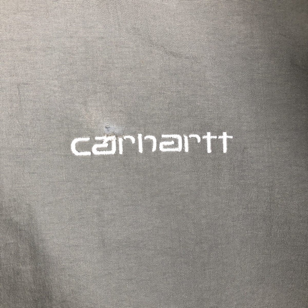 Carhartt Relay Jacket nylon jacket, men's size L Nylon Khaki type sage green Vintage Second Hand