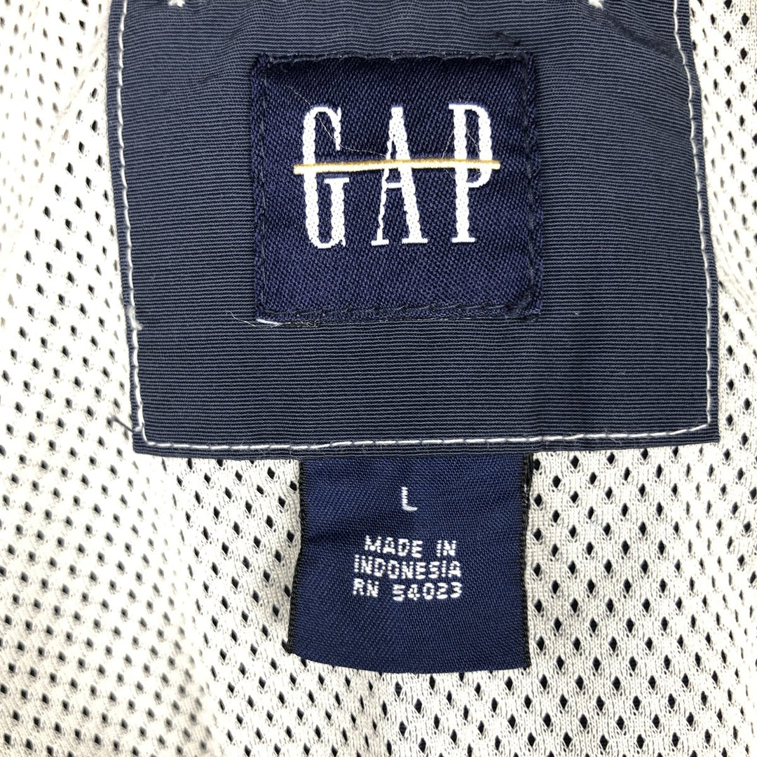 2000'S GAP cotton hoodie, men's size L cotton navy blue type Vintage Second Hand
