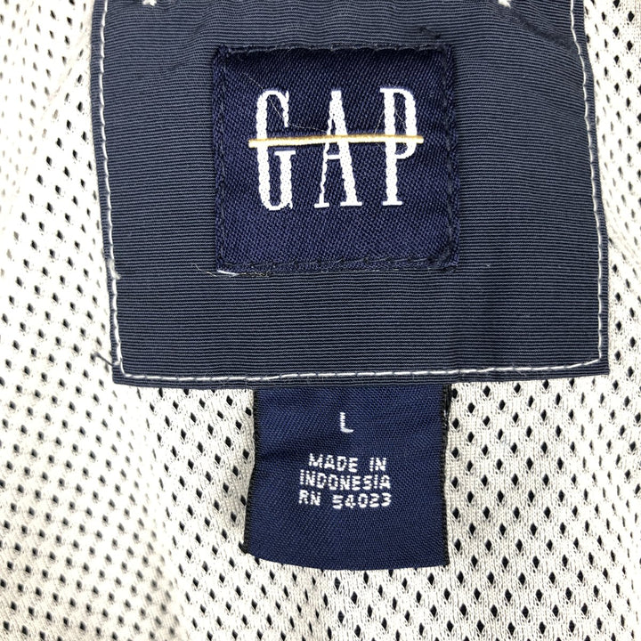 2000'S GAP cotton hoodie, men's size L cotton navy blue type Vintage Second Hand