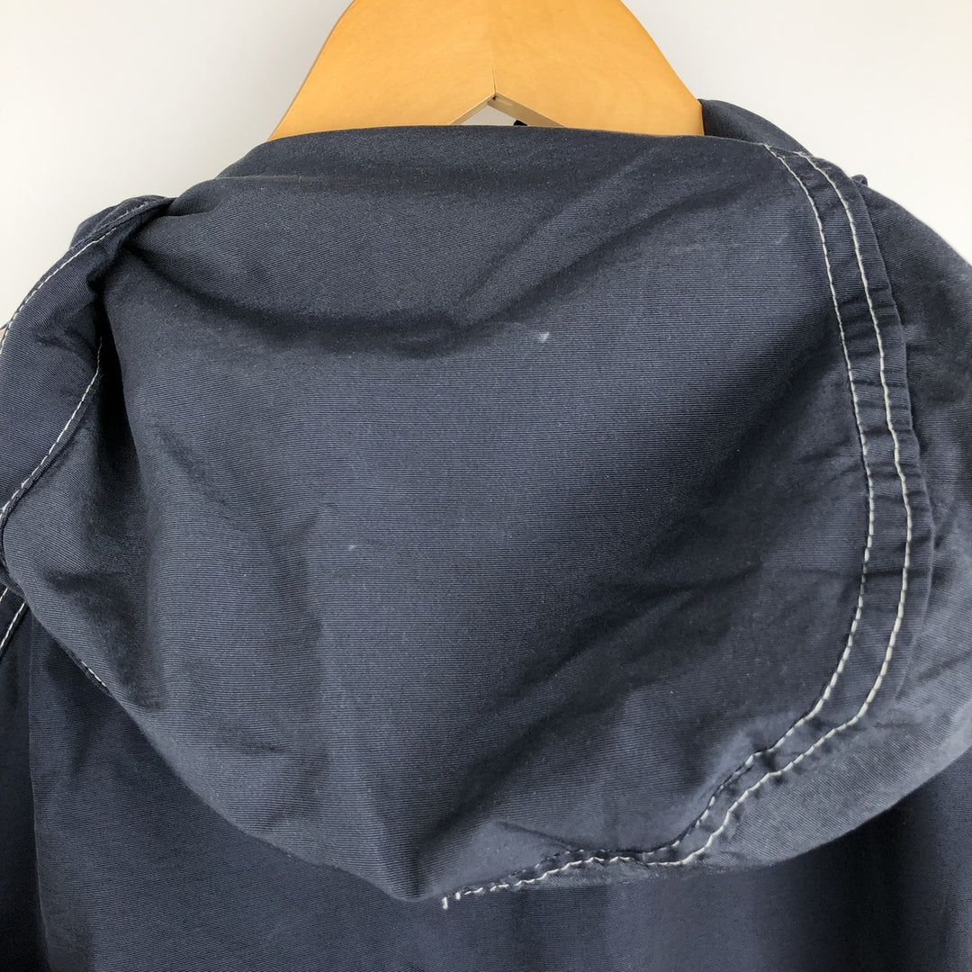 2000'S GAP cotton hoodie, men's size L cotton navy blue type Vintage Second Hand