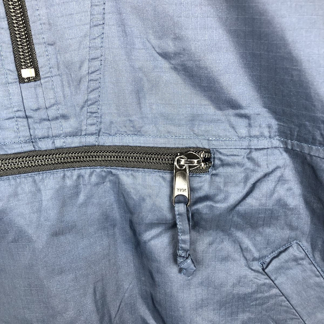 2000'S GAP Ripstop Anorak Parka, Made in Russia, Men's Size M Nylon navy blue type Vintage Second Hand