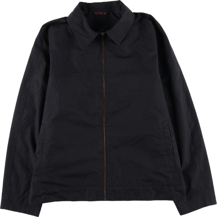 GAP Collared Windbreaker, Men's Size L polyester black type Vintage Second Hand
