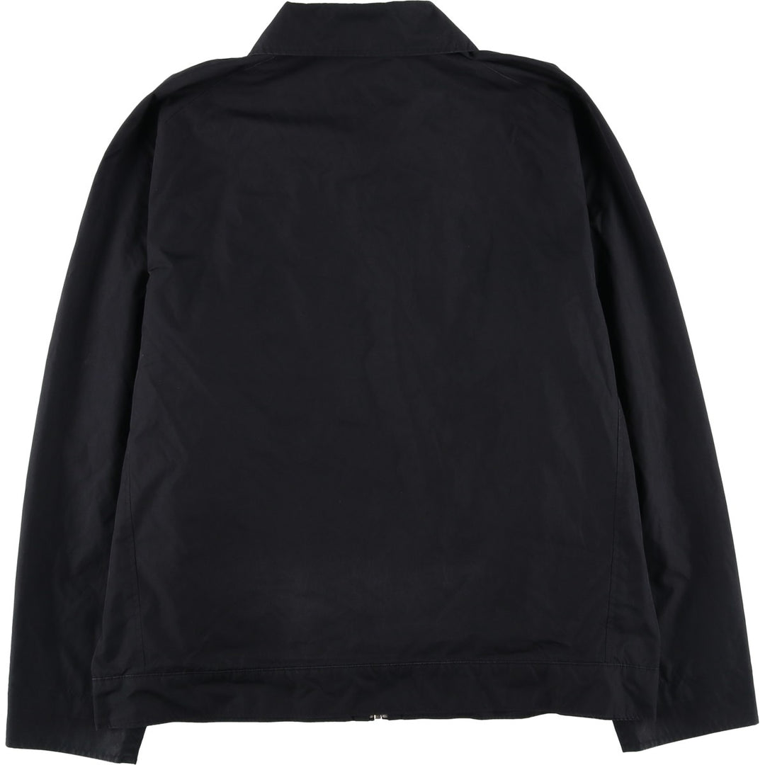 GAP Collared Windbreaker, Men's Size L polyester black type Vintage Second Hand