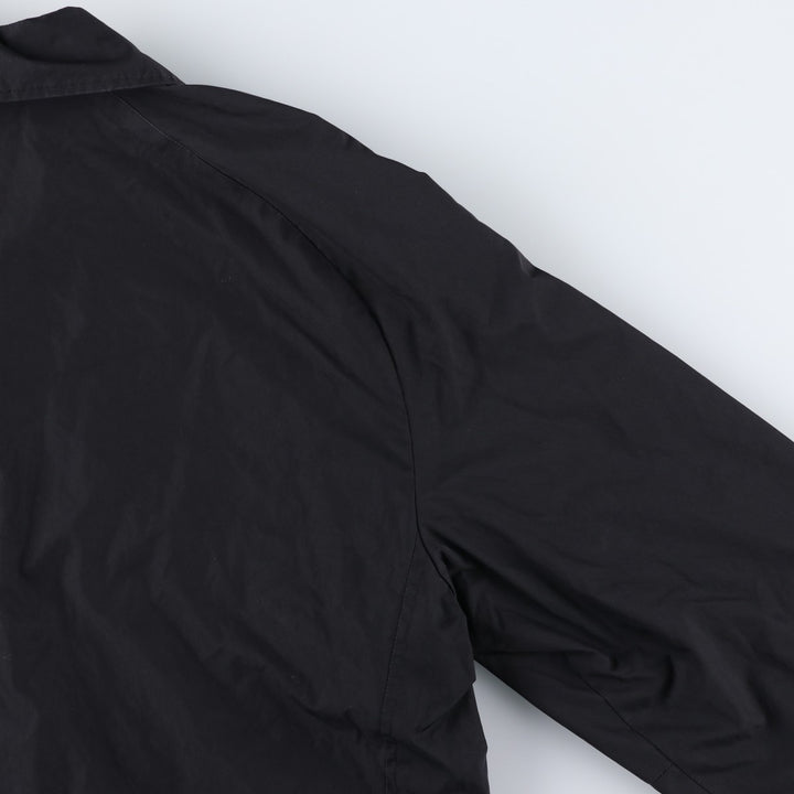 GAP Collared Windbreaker, Men's Size L polyester black type Vintage Second Hand