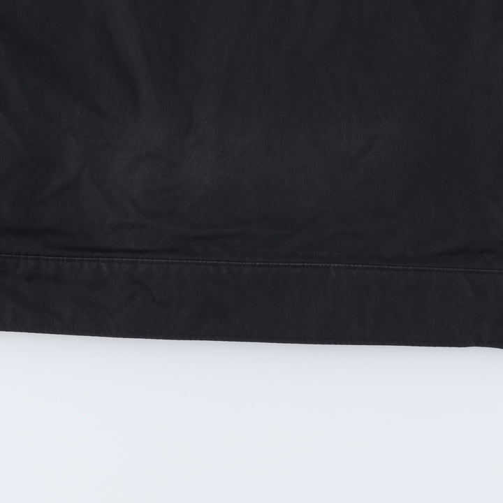 GAP Collared Windbreaker, Men's Size L polyester black type Vintage Second Hand