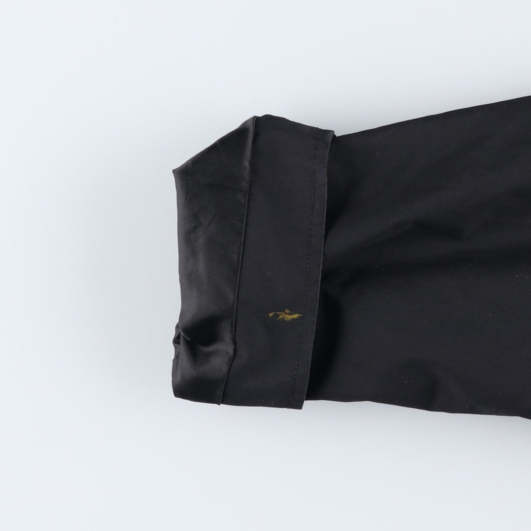 GAP Collared Windbreaker, Men's Size L polyester black type Vintage Second Hand