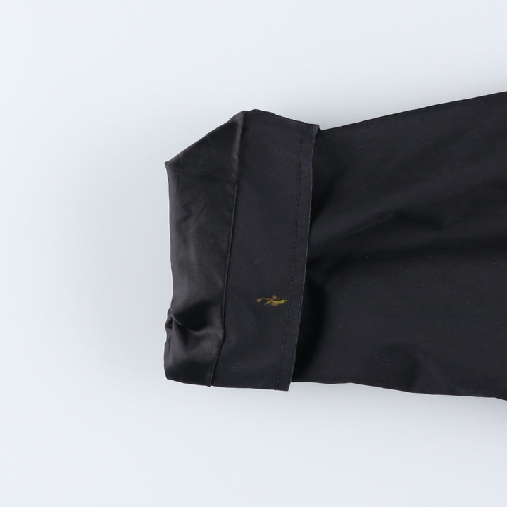 GAP Collared Windbreaker, Men's Size L polyester black type Vintage Second Hand