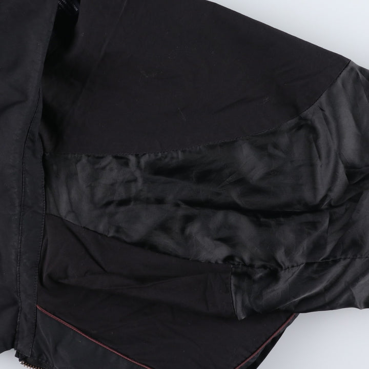 GAP Collared Windbreaker, Men's Size L polyester black type Vintage Second Hand