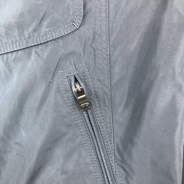 Hugo Boss windbreaker, men's size L unclear navy blue type Vintage Second Hand