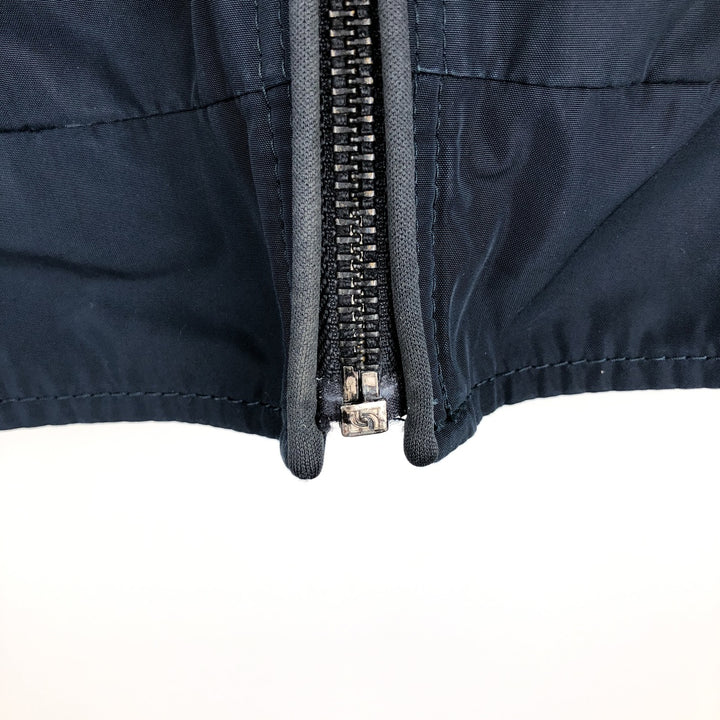 Hugo Boss windbreaker, men's size L unclear navy blue type Vintage Second Hand