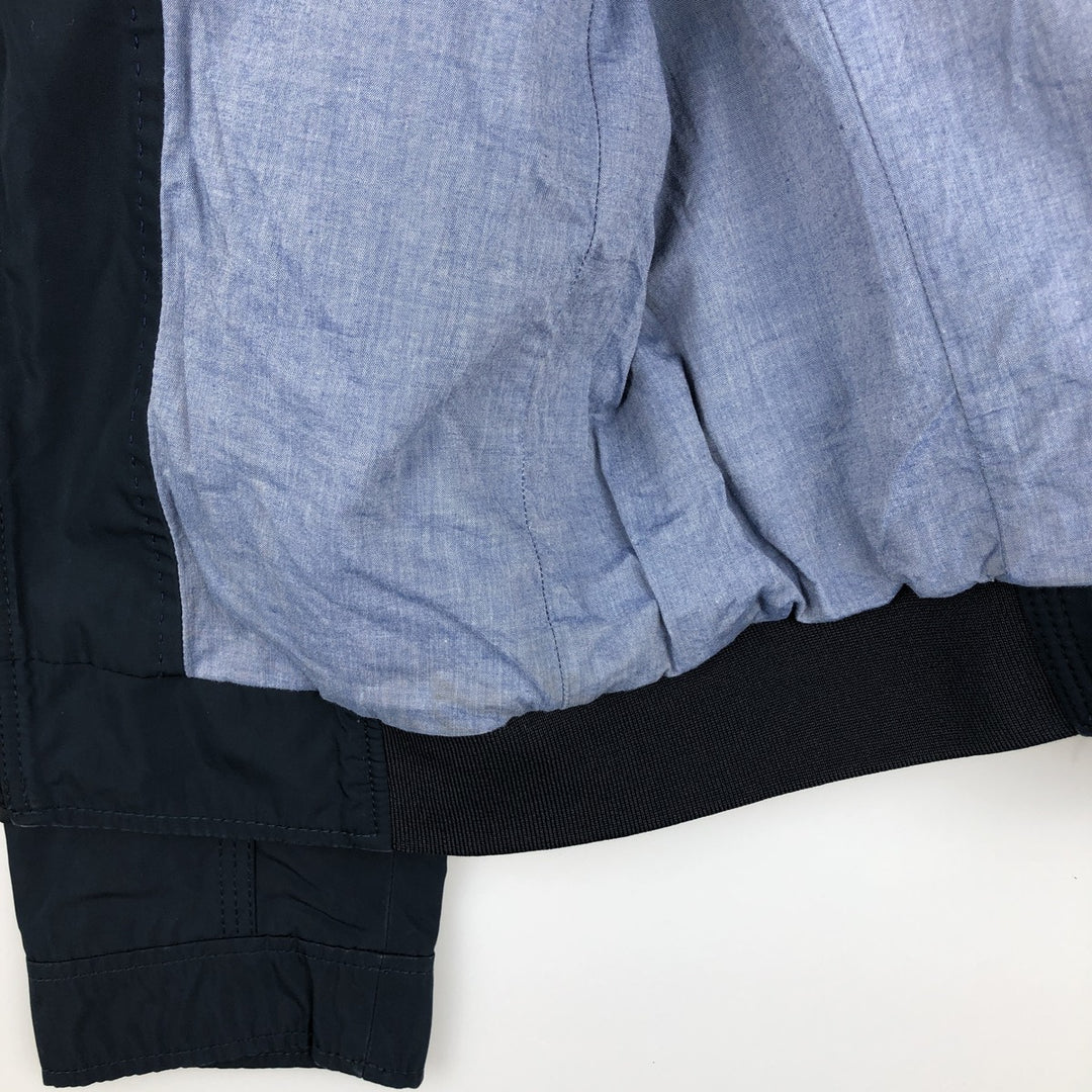 Hugo Boss windbreaker, men's size L unclear navy blue type Vintage Second Hand
