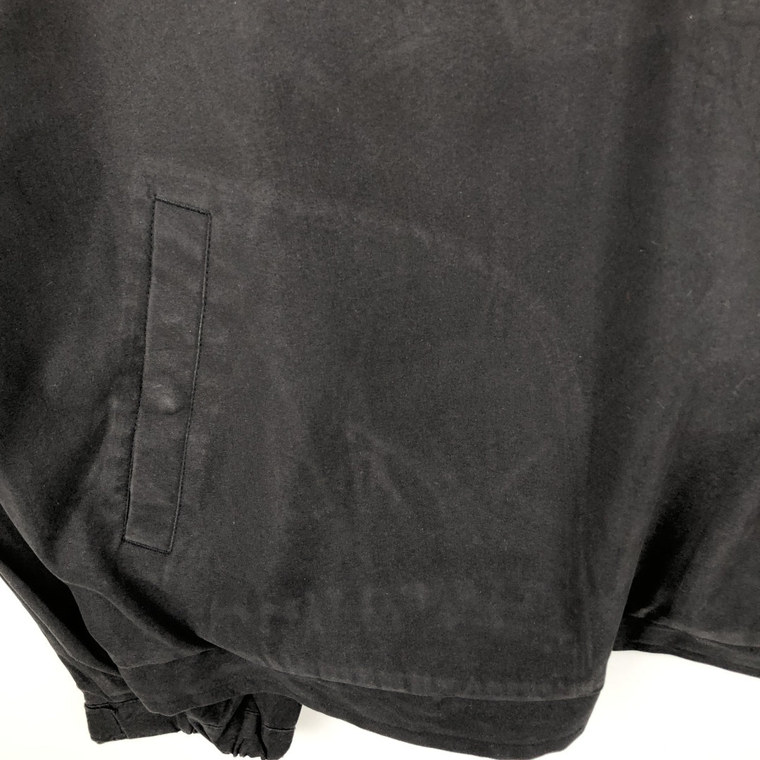 90s-00'S Ralph Lauren POLO GOLF Half-Zip Warm-Up Pullover, Men's XL polyester black type Vintage Second Hand