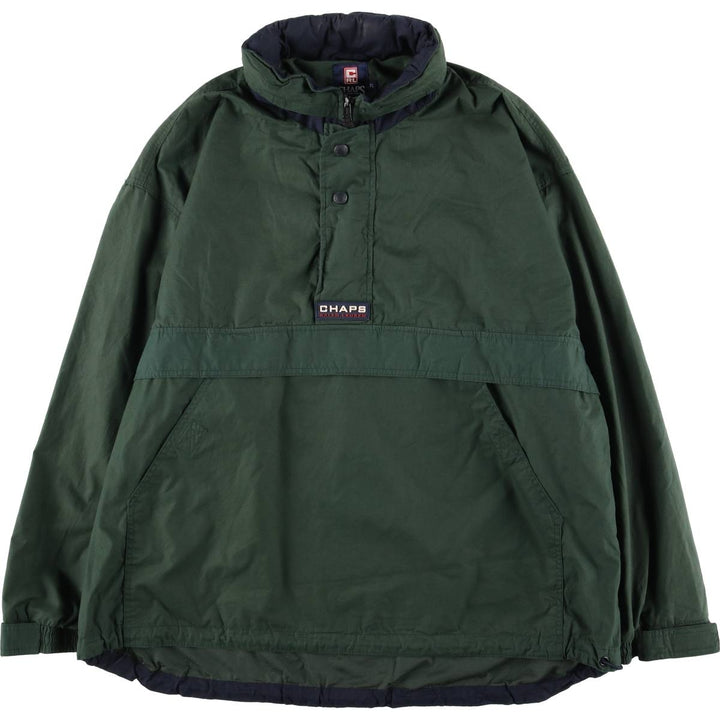 Ralph Lauren CHAPS Anorak Jacket, Men's XL polyester green type Vintage Second Hand