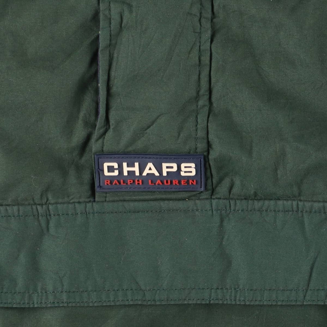 Ralph Lauren CHAPS Anorak Jacket, Men's XL polyester green type Vintage Second Hand
