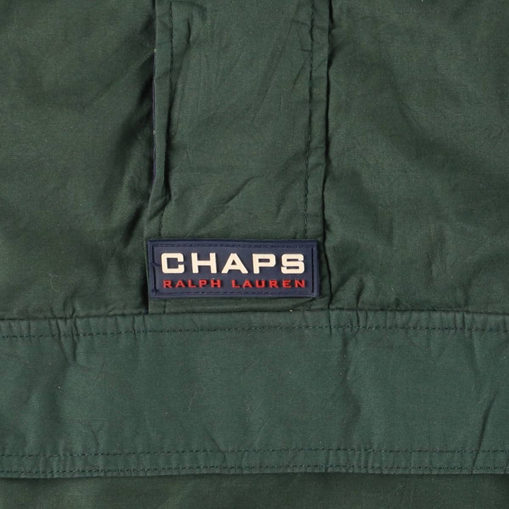 Ralph Lauren CHAPS Anorak Jacket, Men's XL polyester green type Vintage Second Hand
