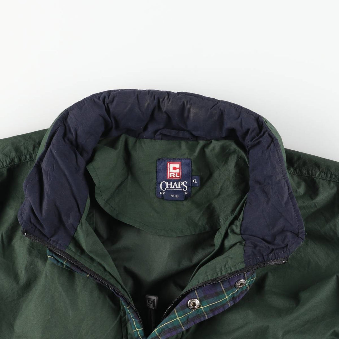 Ralph Lauren CHAPS Anorak Jacket, Men's XL polyester green type Vintage Second Hand