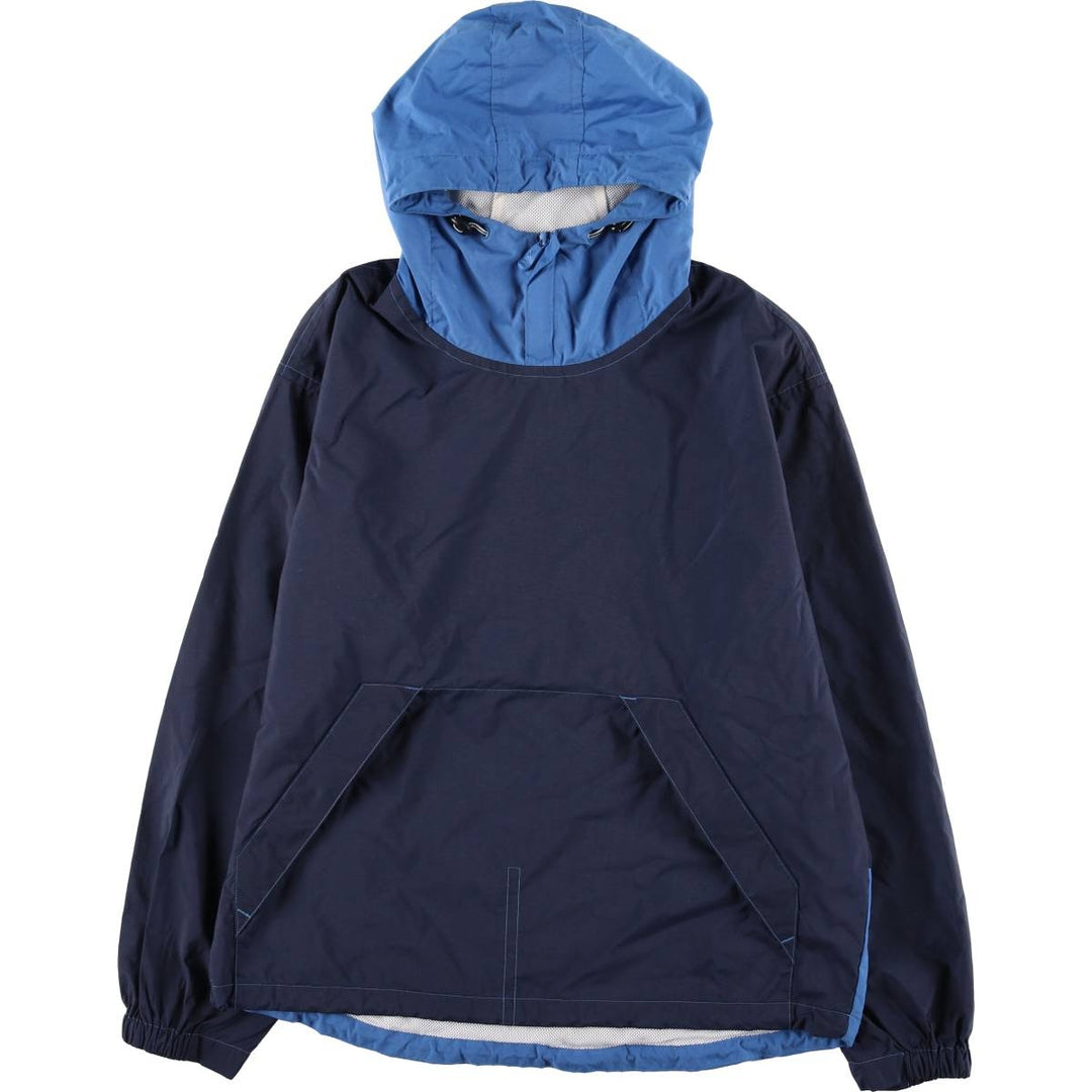 Vintage 90'S Nautica Anorak Parka, Men's Size L Nylon blue type Vintage Second Hand