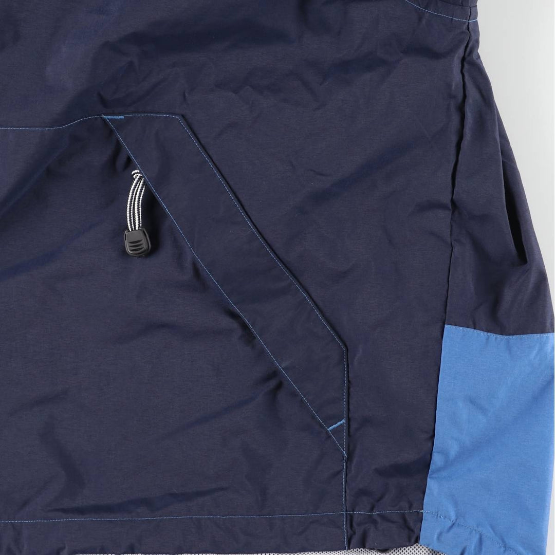 Vintage 90'S Nautica Anorak Parka, Men's Size L Nylon blue type Vintage Second Hand