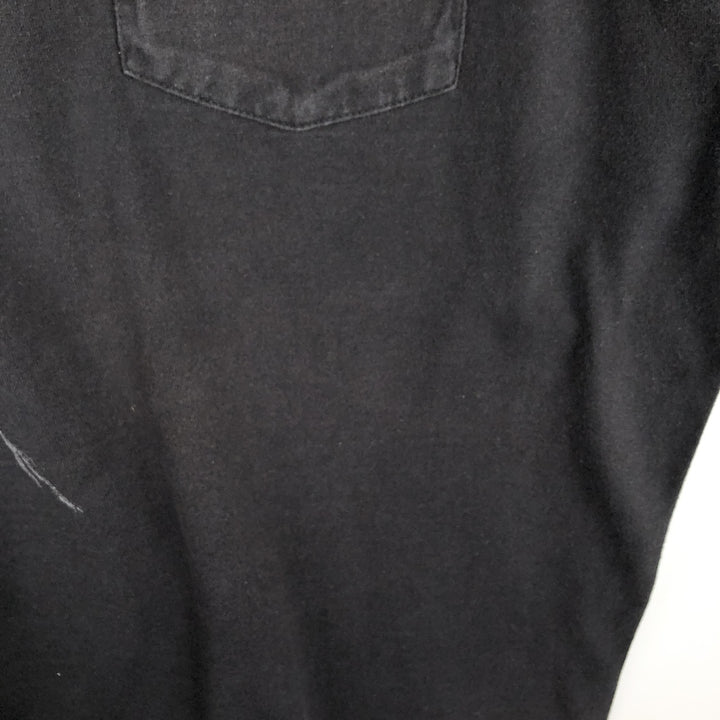 Harley-Davidson Bear Pattern Motorcycle T-Shirt, Men's Size XL (approx.) cotton black type Vintage Second Hand