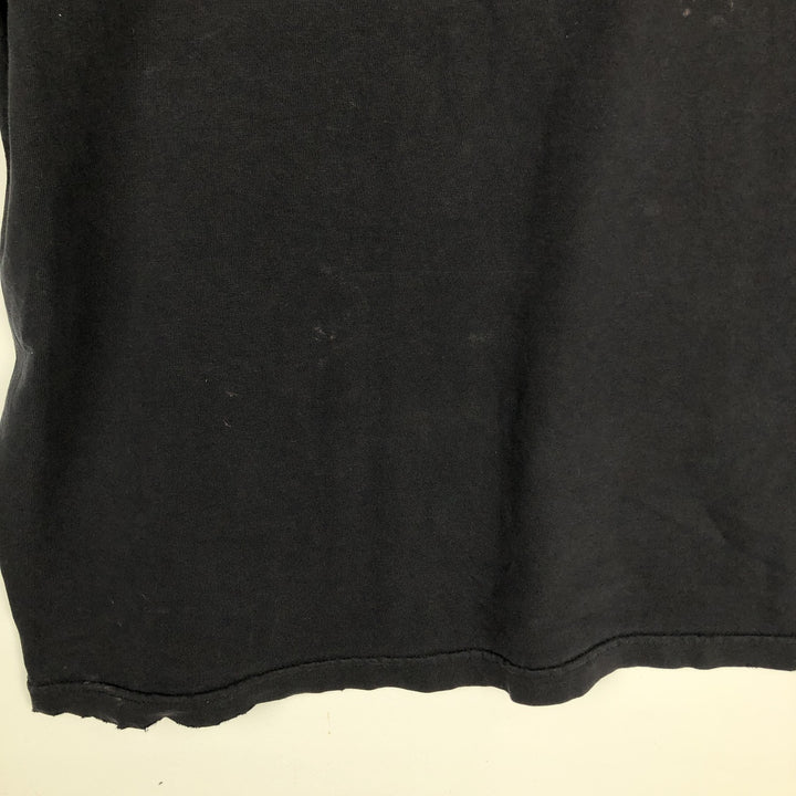00'S Harley-Davidson Eagle Pattern Motorcycle Bike T-shirt Men's XL unclear black type Vintage Second Hand