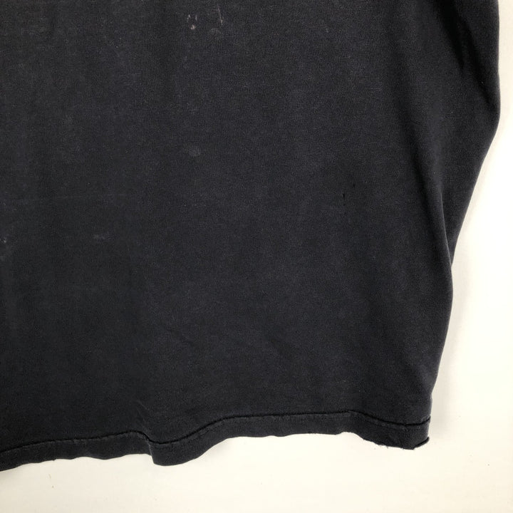 00'S Harley-Davidson Eagle Pattern Motorcycle Bike T-shirt Men's XL unclear black type Vintage Second Hand