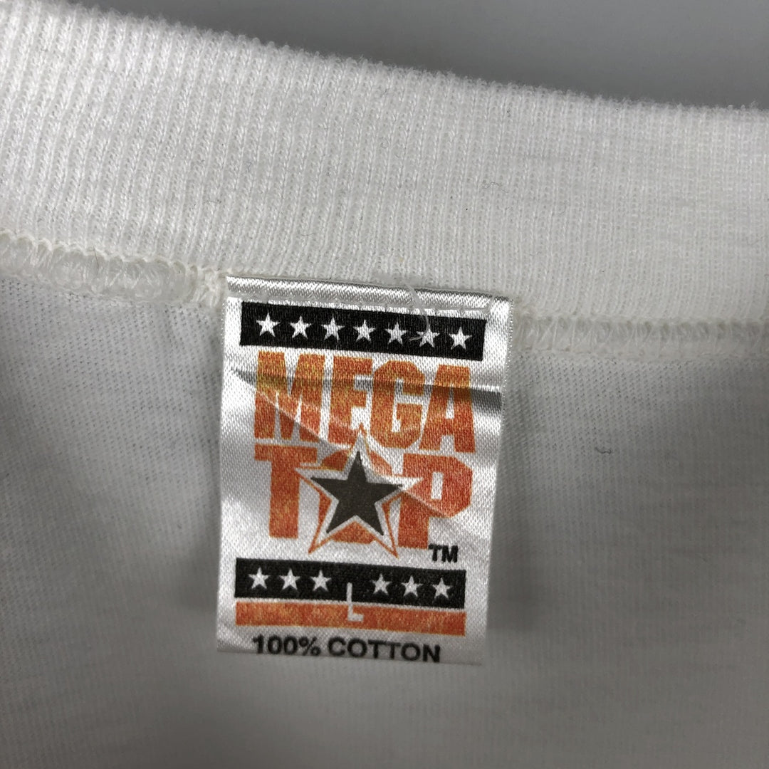 90'S MEGA TOP LETHAL WEAPON 3 Movie T-Shirt, Men's, Size L, Vintage cotton white type Vintage Second Hand