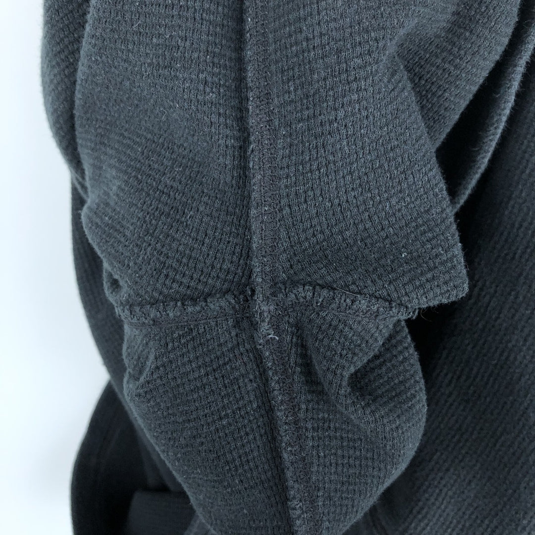 Ralph Lauren POLO RALPH LAUREN Thermal Ron T Waffle Men's L size cotton black type Vintage Second Hand
