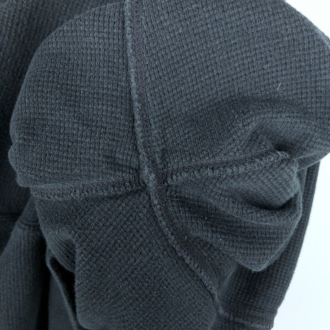Ralph Lauren POLO RALPH LAUREN Thermal Ron T Waffle Men's L size cotton black type Vintage Second Hand