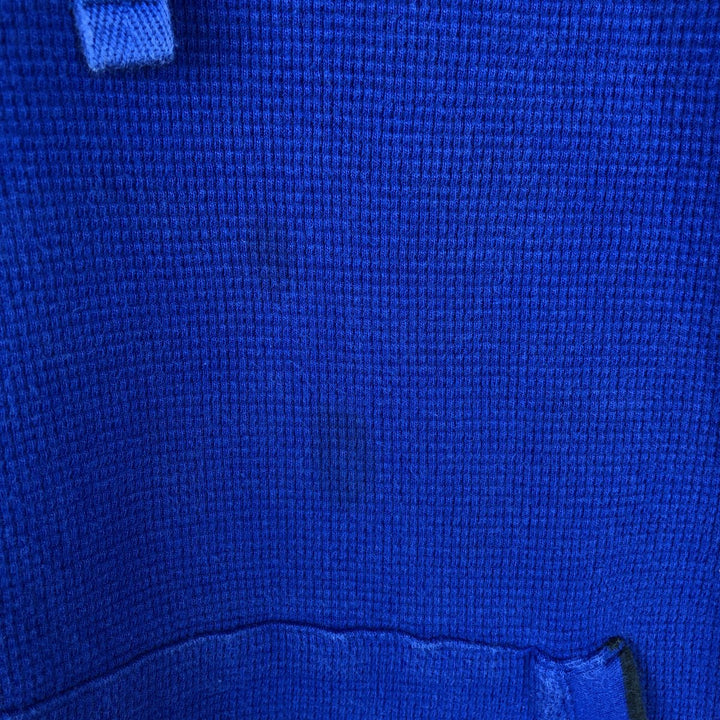 Ralph Lauren POLO RALPH LAUREN Hooded Thermal Long T-Shirt Waffle Men's M cotton blue type Vintage Second Hand