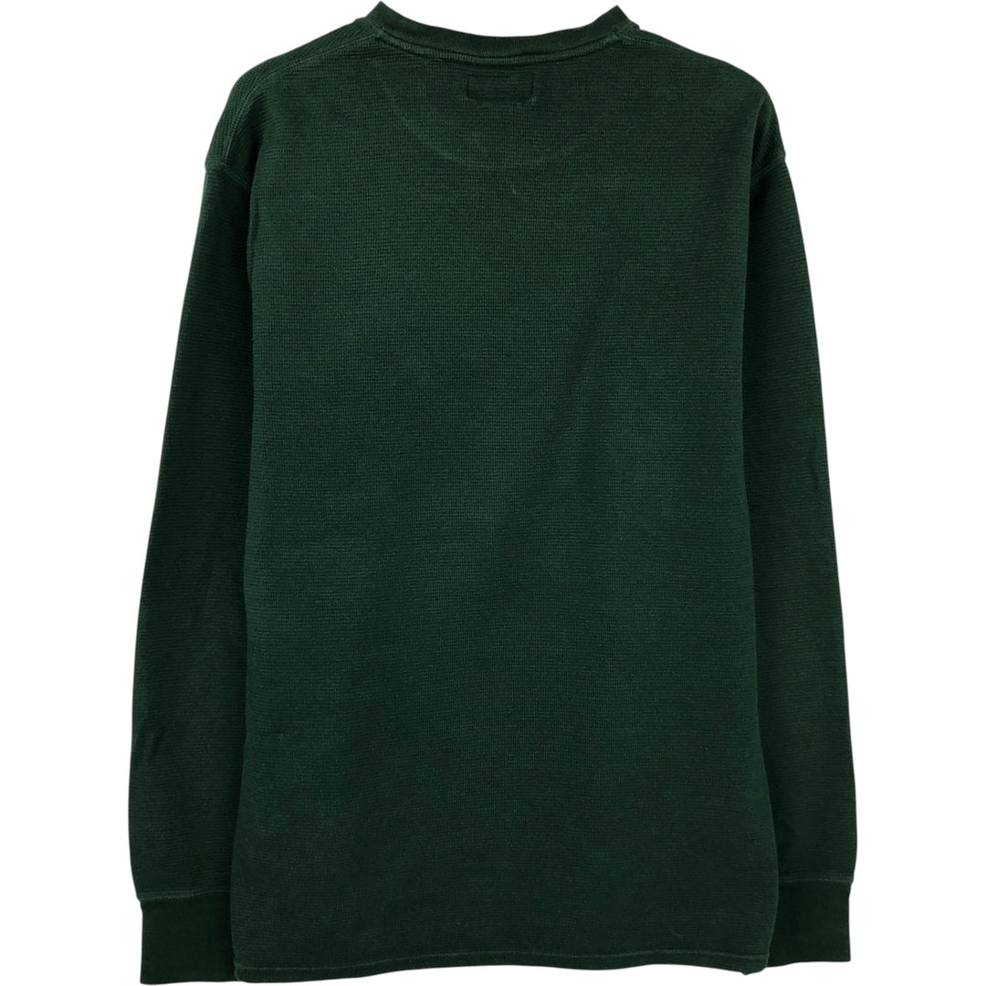 Ralph Lauren POLO RALPH LAUREN Thermal Ron T-shirt Honeycomb Men's L size cotton green type Vintage Second Hand