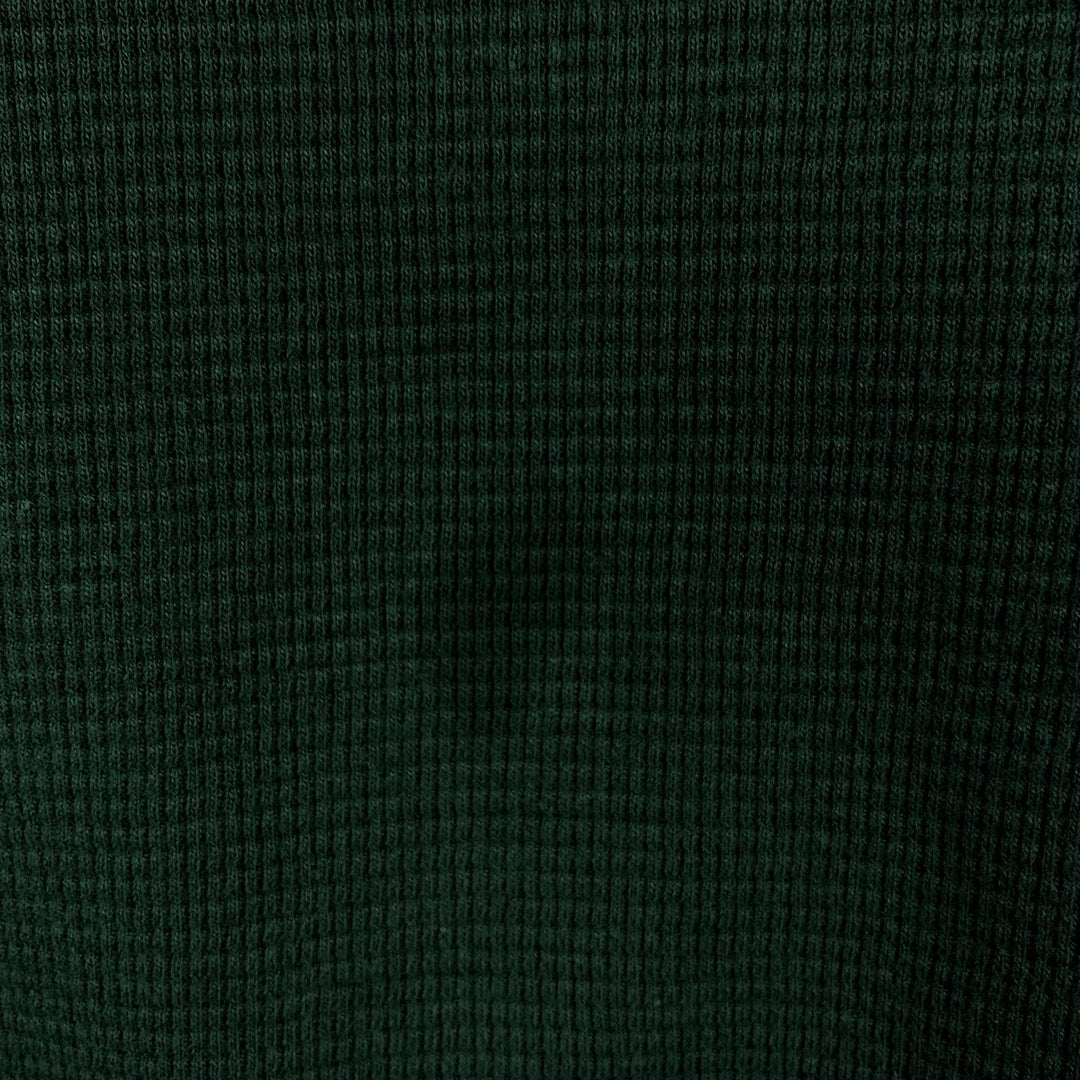 Ralph Lauren POLO RALPH LAUREN Thermal Ron T-shirt Honeycomb Men's L size cotton green type Vintage Second Hand