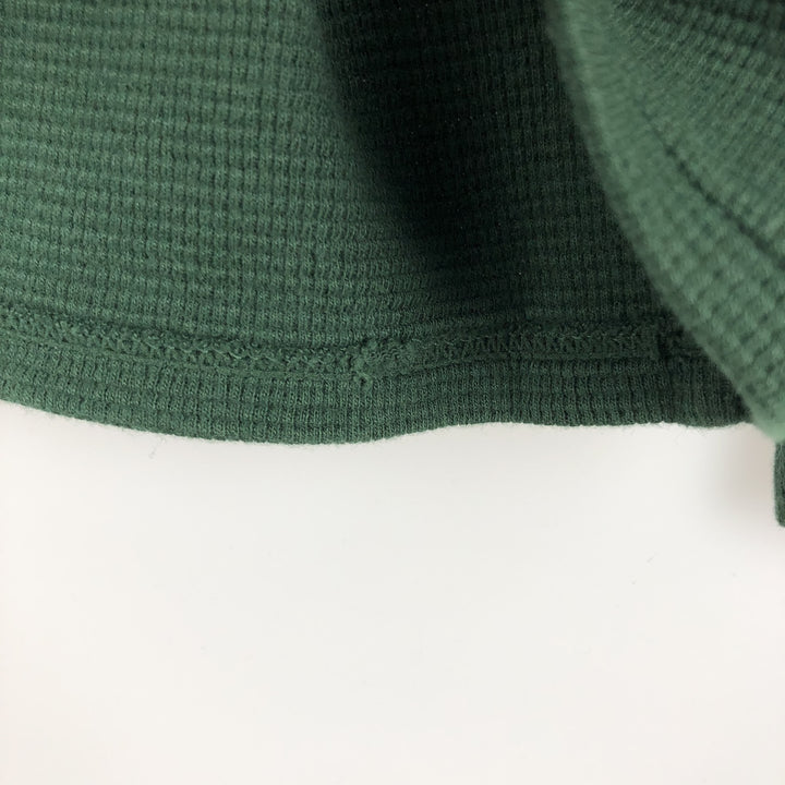 Ralph Lauren POLO RALPH LAUREN Thermal Ron T-shirt Honeycomb Men's L size cotton green type Vintage Second Hand