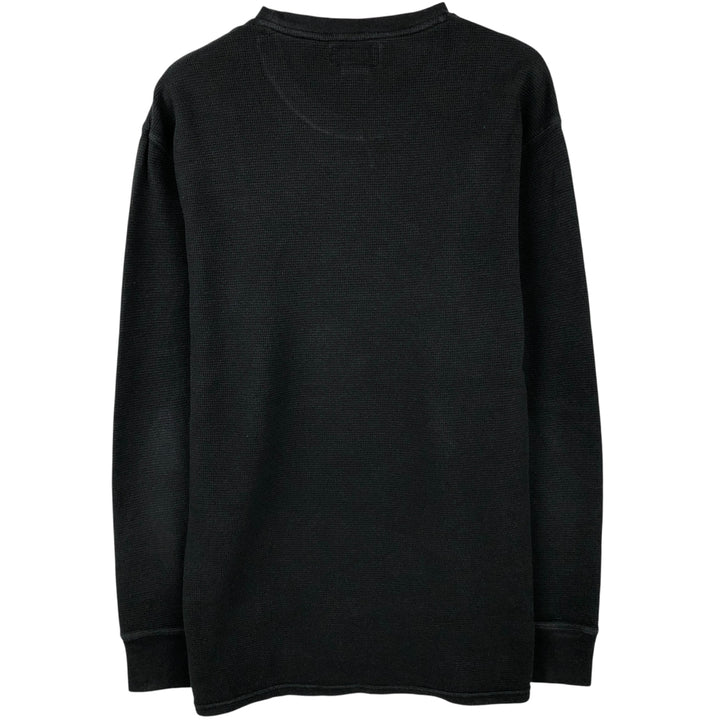 Ralph Lauren POLO RALPH LAUREN Thermal Long T-Shirt Men's XL cotton black type Vintage Second Hand