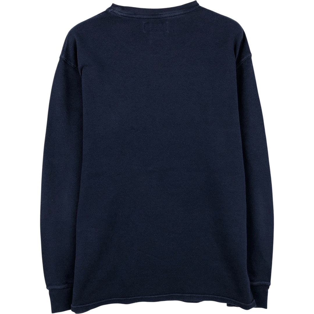 Ralph Lauren POLO RALPH LAUREN Thermal Long T-Shirt Men's XL cotton navy blue type Vintage Second Hand