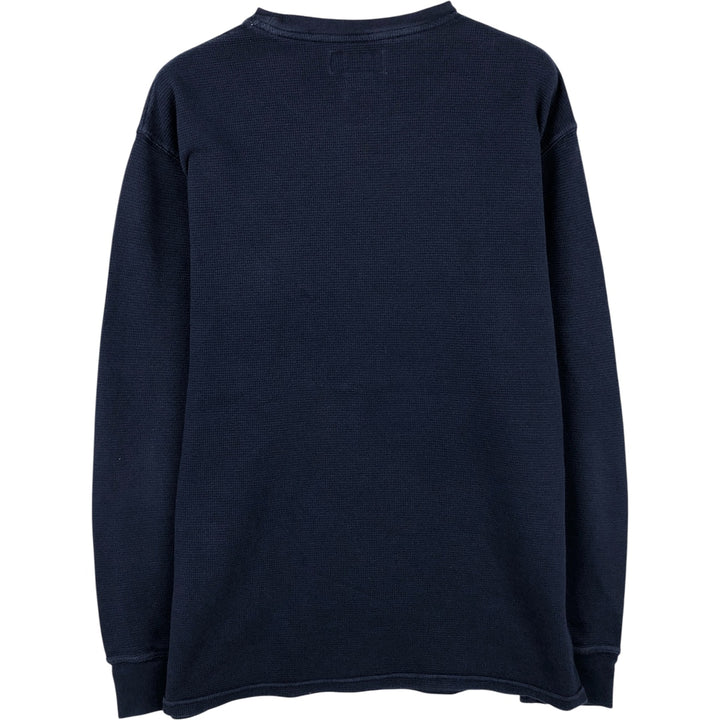 Ralph Lauren POLO RALPH LAUREN Thermal Long T-Shirt Men's XL cotton navy blue type Vintage Second Hand