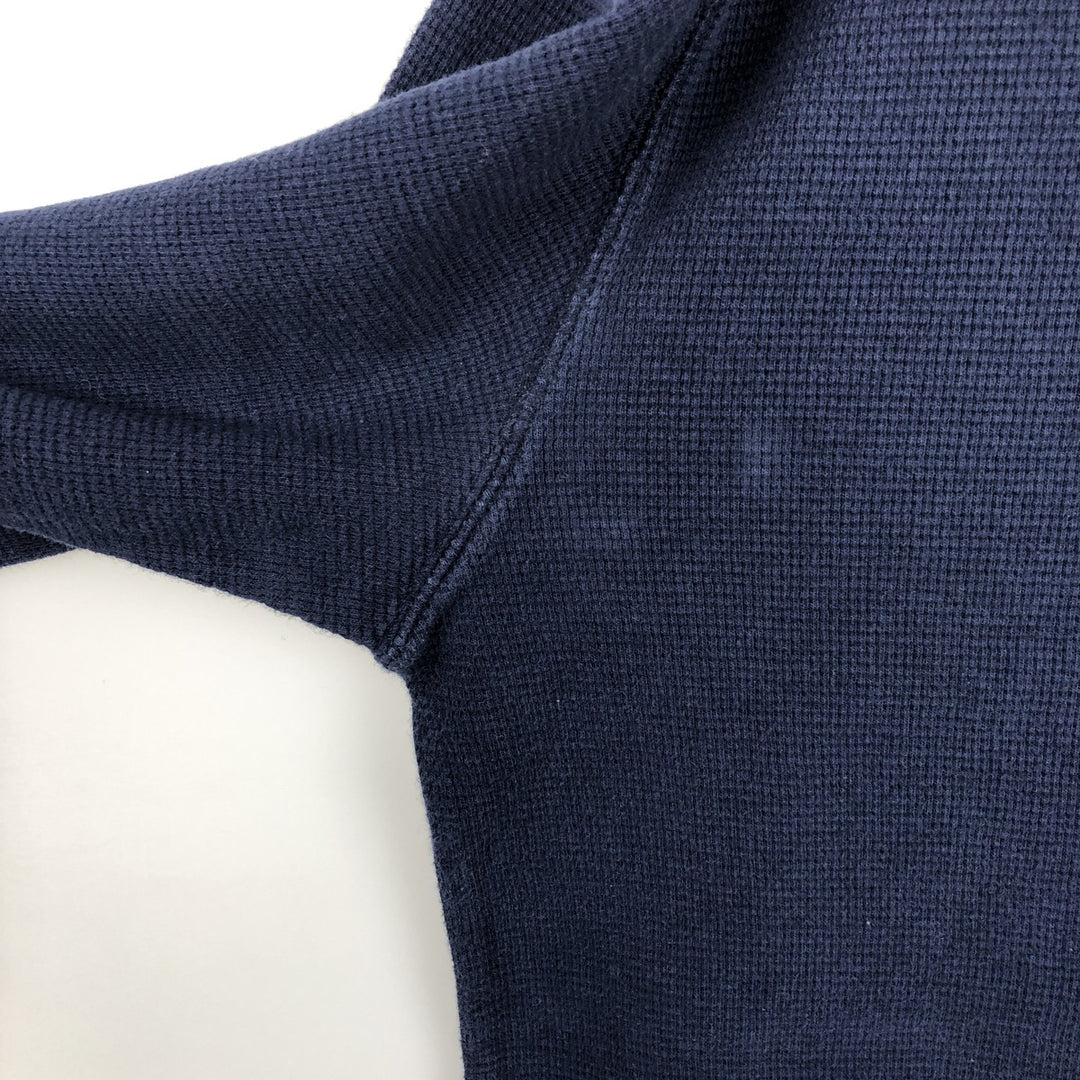 Ralph Lauren POLO RALPH LAUREN Thermal Long T-Shirt Men's XL cotton navy blue type Vintage Second Hand