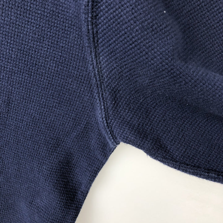 Ralph Lauren POLO RALPH LAUREN Thermal Long T-Shirt Men's XL cotton navy blue type Vintage Second Hand