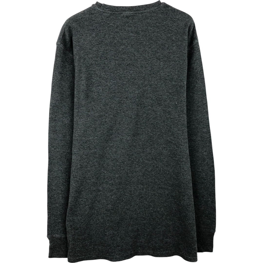 Ralph Lauren POLO RALPH LAUREN Thermal Long T-Shirt Men's XL unclear Charcoal Vintage Second Hand