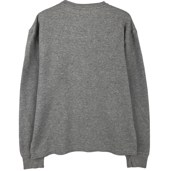 Ralph Lauren POLO RALPH LAUREN Thermal Long T-Shirt Men's Size L cotton gray type Vintage Second Hand